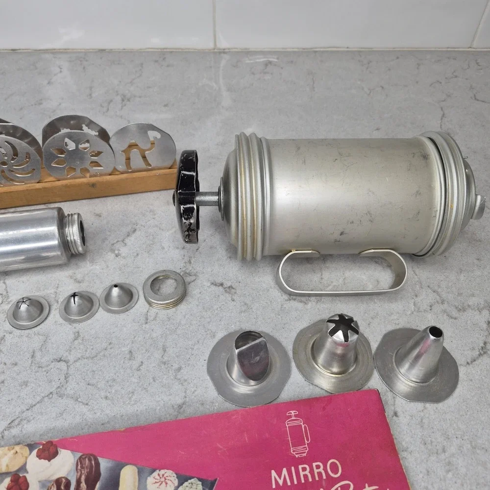 Vintage Mirro Aluminum‎ Cookie Press Cake Decorating